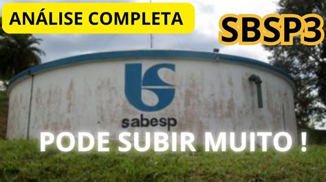 Sbsp Subindo Muito E Pode Subir Ainda Mais Pre O Alvo De Sabesp E