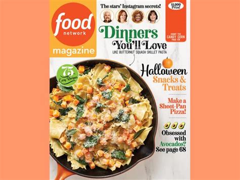 Food Network Magazine: October 2019 Recipe Index | Food Network