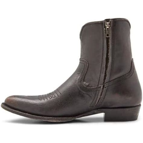 Frye Mens Austin Inside Zip Western Boot Black Frye