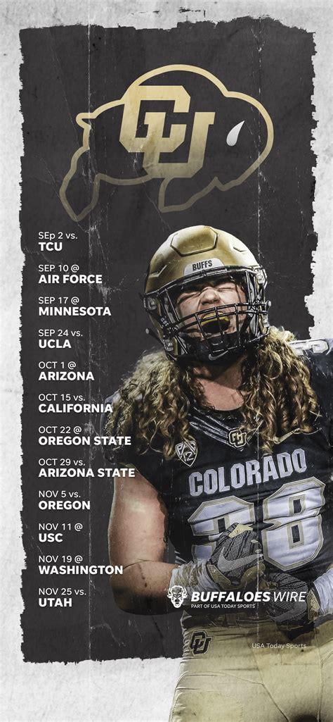 Colorado Buffaloes Football Schedule For 2024 - Dot Shelbi