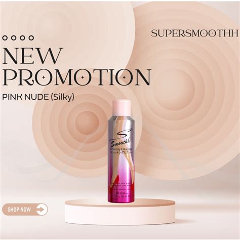 Supersmoothh สเปรยถงนองซปเปอรสมทท สPink nude ผวขาว ขาวอมชมพ Shopee Thailand