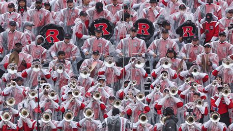 Rutgers marching band playing Macy's Thanksgiving Day Parade