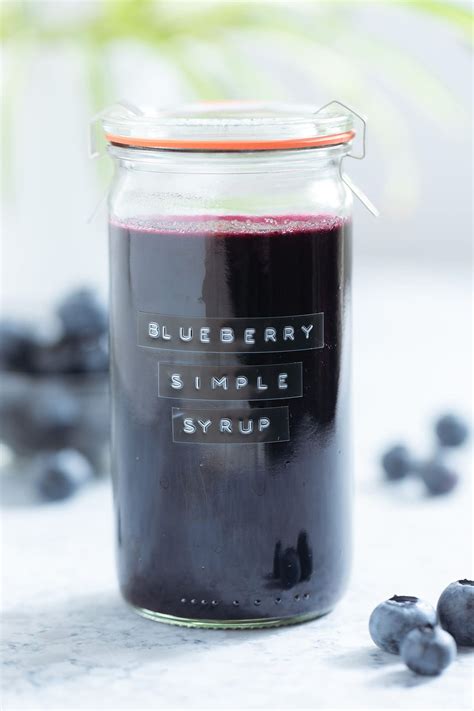 blueberry simple syrup recipes 4