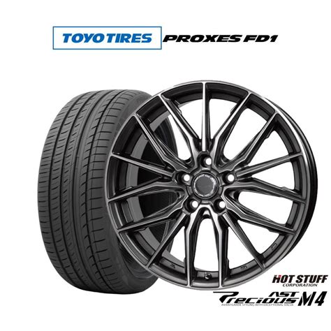 HOT STUFF サマータイヤ ホイール 本セット ホットスタッフ プレシャス アスト M トーヨータイヤ プロクセス PROXES FD R カーポートマルゼン