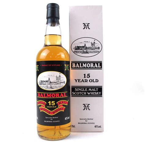 Balmoral 15 Year Old Single Malt Whisky Auctioneer