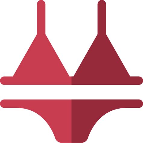 Bikini Basic Rounded Flat Icon