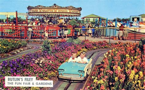 The Funfair And Gardens At Butlins Filey Holiday Camp Pictured In This