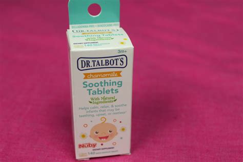 Nuby Chamomile Soothing Tablets 140 Quick Dissolve Dr Talbots Tablets