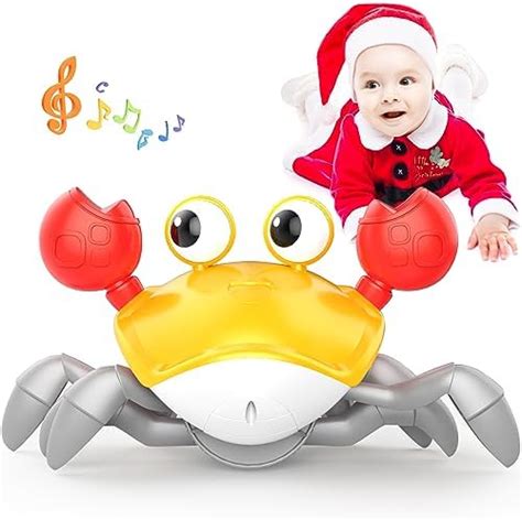 Yeaye Crawling Crab Baby Toys Infant Tummy Time Toy Gifts For 3 4 5 6