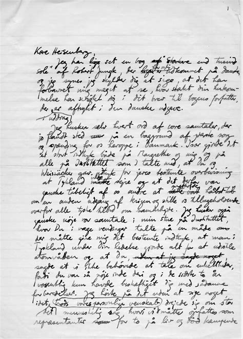 Heisenberg-letters – Niels Bohr Archive