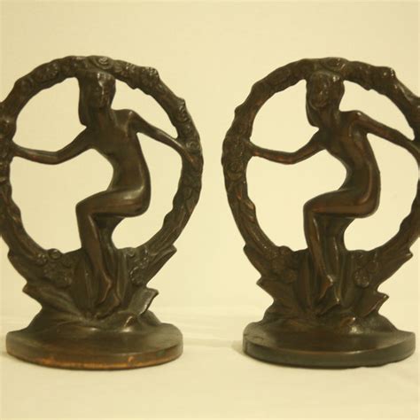 Nude Woman Bookends Etsy