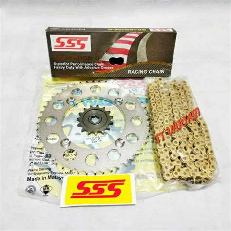 Jual Gear Set SSS KLX 150 D TRACKER 12 15 51 55 HSBT 140L