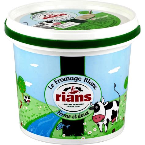 Fromage Blanc Nature Rians Le Seau De Kg Prix Carrefour