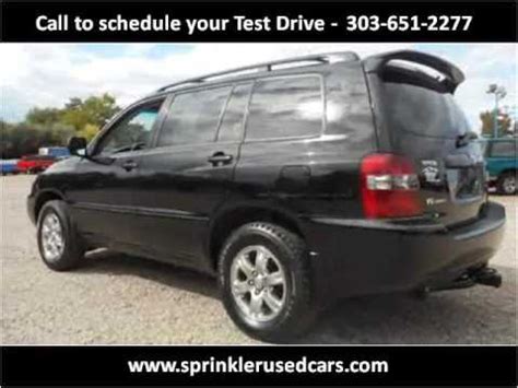 Toyota Highlander Used Cars Longmont Co Youtube