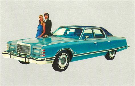 Vintage Ford Dealer Postcard 1975 Ford LTD Landau 4 Door Flickr