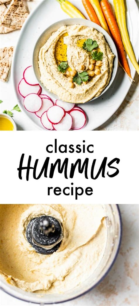 Learn How To Make Homemade Hummus In Minutes This Recipe Uses Simple