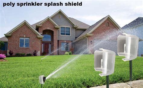 sprinkler blocker shield pc sprinkler guards  overspray lawns