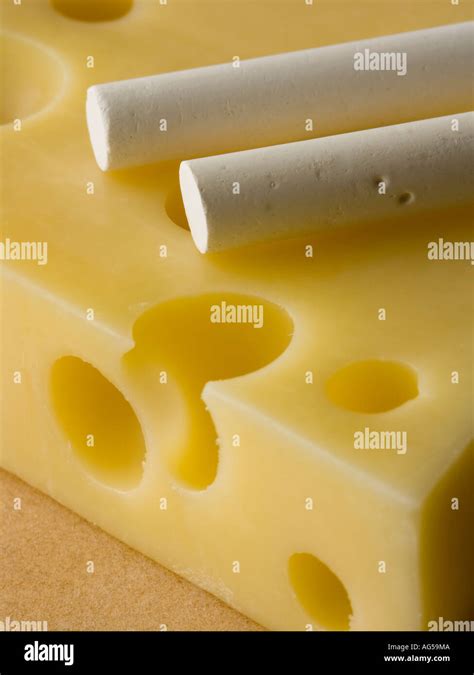 Chalk and cheese Stock Photo - Alamy