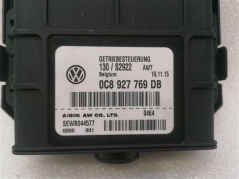 PORSCHE CAYENNE 958 92A Gearbox Module 0C8927769DB Getriebe Kontrolle