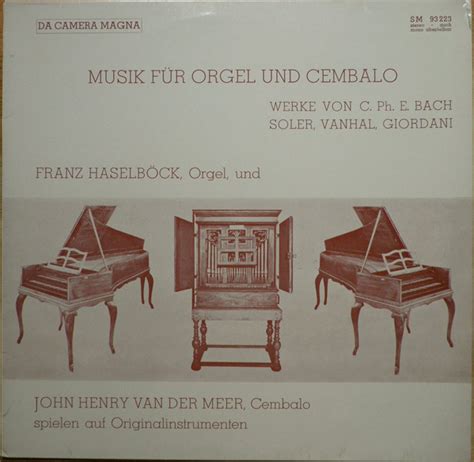 Musik Für Orgel Und Cembalo Discogs