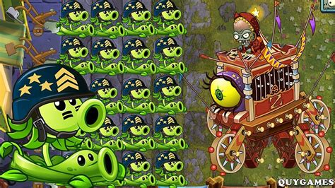 Plants Vs Zombies 2 Mega Gatling Pea Pvz2 Vs New Zombot Catastro