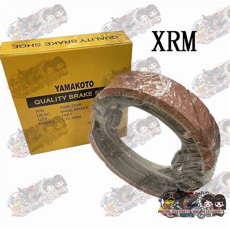 LJ Motorcycle Brake Shoe Xrm110 Xrm125 Wave100 Wave110 Wave125 Smash