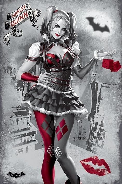 Batman Arkham Knight Harley Quinn Póster Lámina Compra En Posters Es