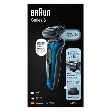 Купить электробритву Braun Series 6 61-B1200s Blue в фирменном магазине ...