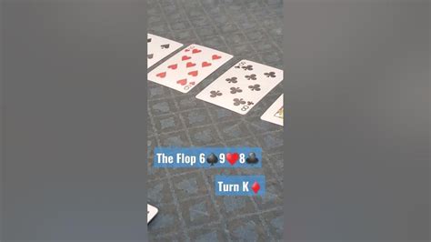 Big Slick K♠️a♦️ Against Suited A♠️j♠️ With A Rainbow 🌈 Flop 6♠️9♥️8♣️