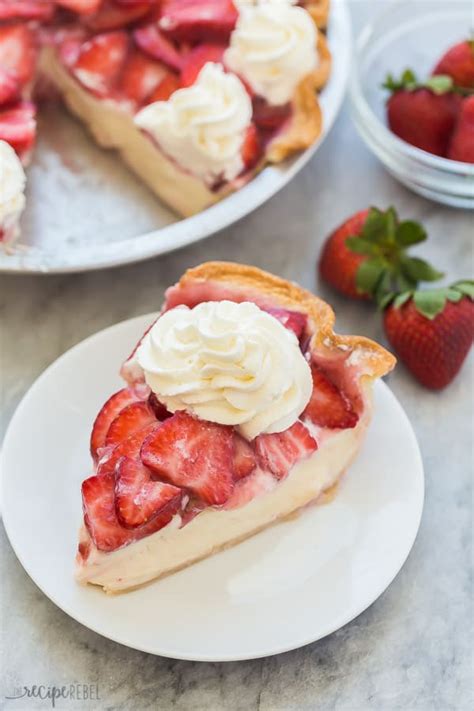 Strawberry Cream Cheese Pie Recipe Video The Recipe Rebel