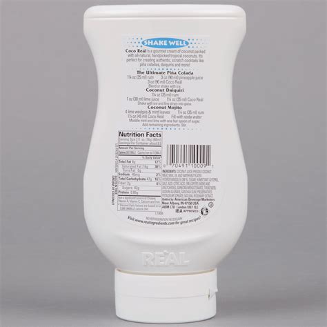 Cream Of Coconut Coco Real 16 9 Fl Oz Cream Of Coconut