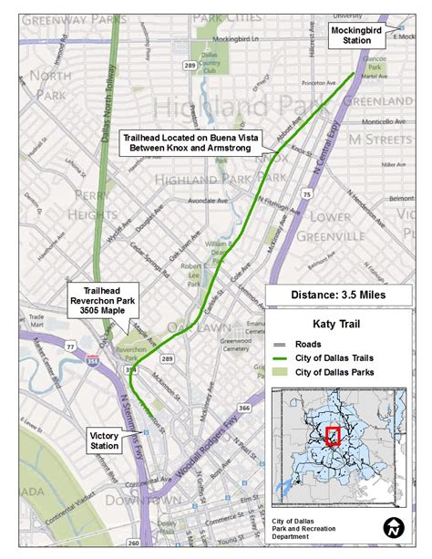 Katy Trail Dallas Map - Yetta Katerine