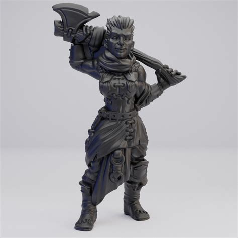 Hot Goblin ハーフオーク女盗賊 ミニチュア ホットゴブリン TRPG