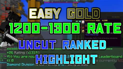 Ranked Skywars 17RankedSkywars Uncut 1300Rating 360FPS YouTube