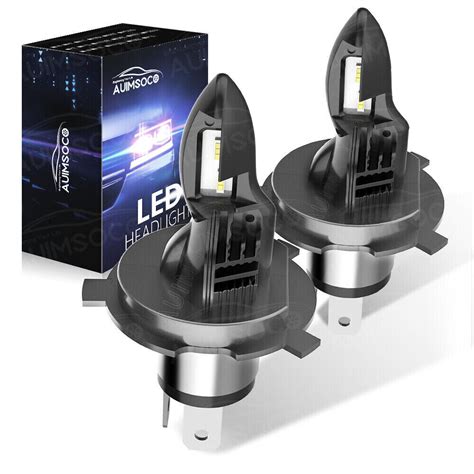 H Super White K Lm Kit Led Headlight Bulbs High Low Beam