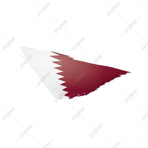 Qatar Flag Vector Hd Images Qatar Flag Vector Brush Paint Background