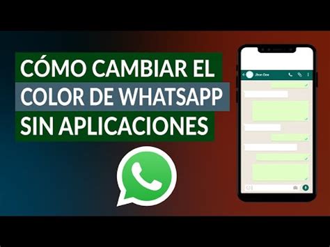 Cómo cambiar el color de letra en WhatsApp sin aplicaciones