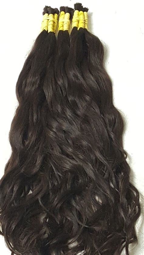 Cabelo Humano Natural Mega Hair Ondulado 50 55 Cm 100gr R 348 90 Em