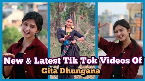 New And Latest Tik Tok Videos Of Gita Dhungana Youtube