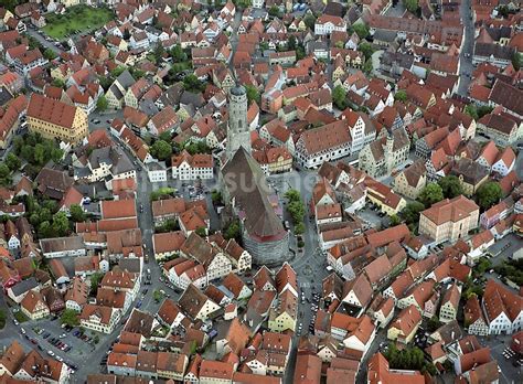 N Rdlingen Von Oben Altstadtbereich Und Innenstadtzentrum In