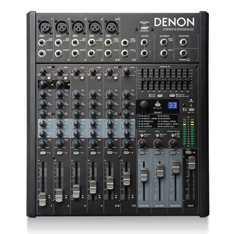 Denon Dn 408x 8 Channel Audio Mixer Nearly New Gear4music