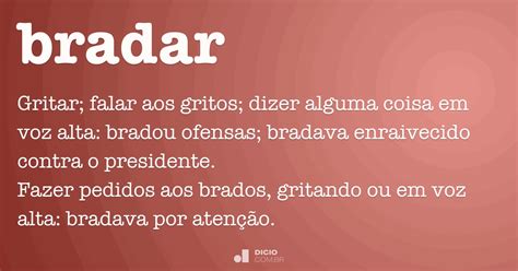 O Que Significa Bradar