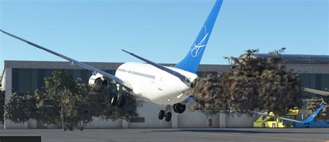 Phoenix-Mesa Gateway Airport (KIWA) has trees on parking places ...