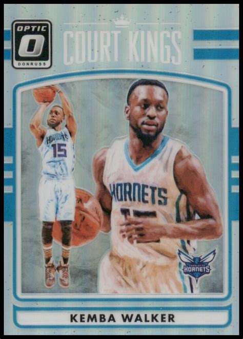 2016 17 Panini Donruss Optic Court Kings Holo Silver Prizm Kemba Walker