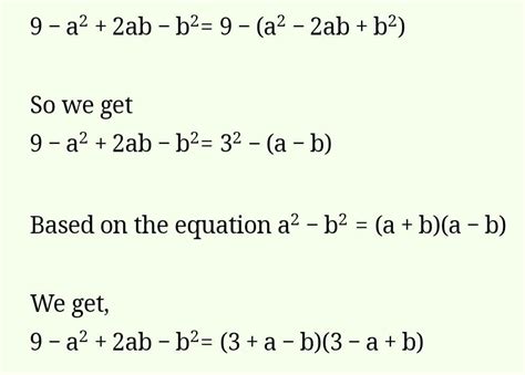 2x² 9 ² Facotorise By Using A² 2ab B² Formula