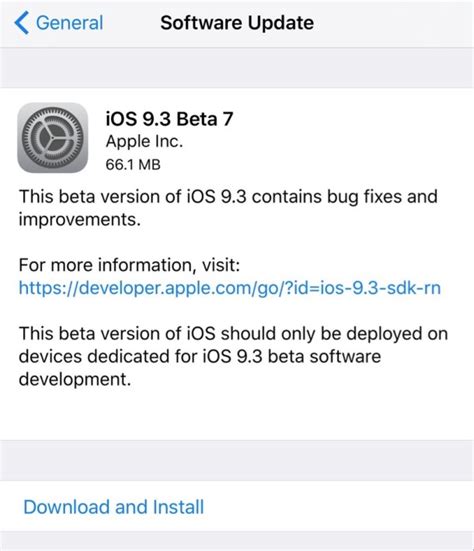 IOS 9 3 Beta 7 Lanzado Para Pruebas