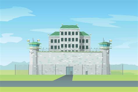 gray color prison with chain metal fence 26058748 Vector Art at Vecteezy