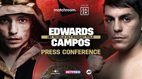 Sunny Edwards Vs Andres Campos Final Press Conference YouTube