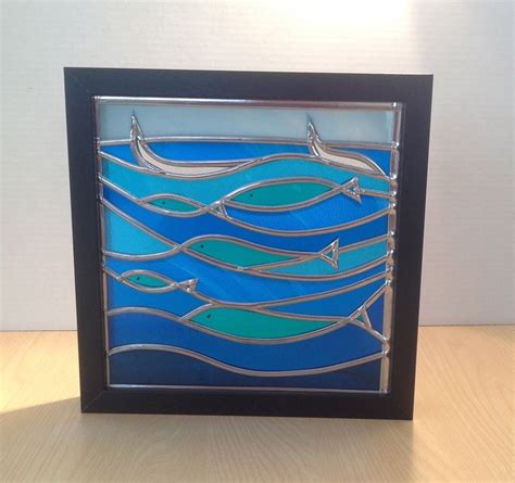 Framed Glass Viv Wilkins Glassart