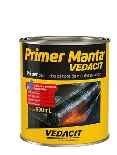 Primer Para Manta Asfáltica Vedacit 900ml Lajes Piscinas Parcelamento